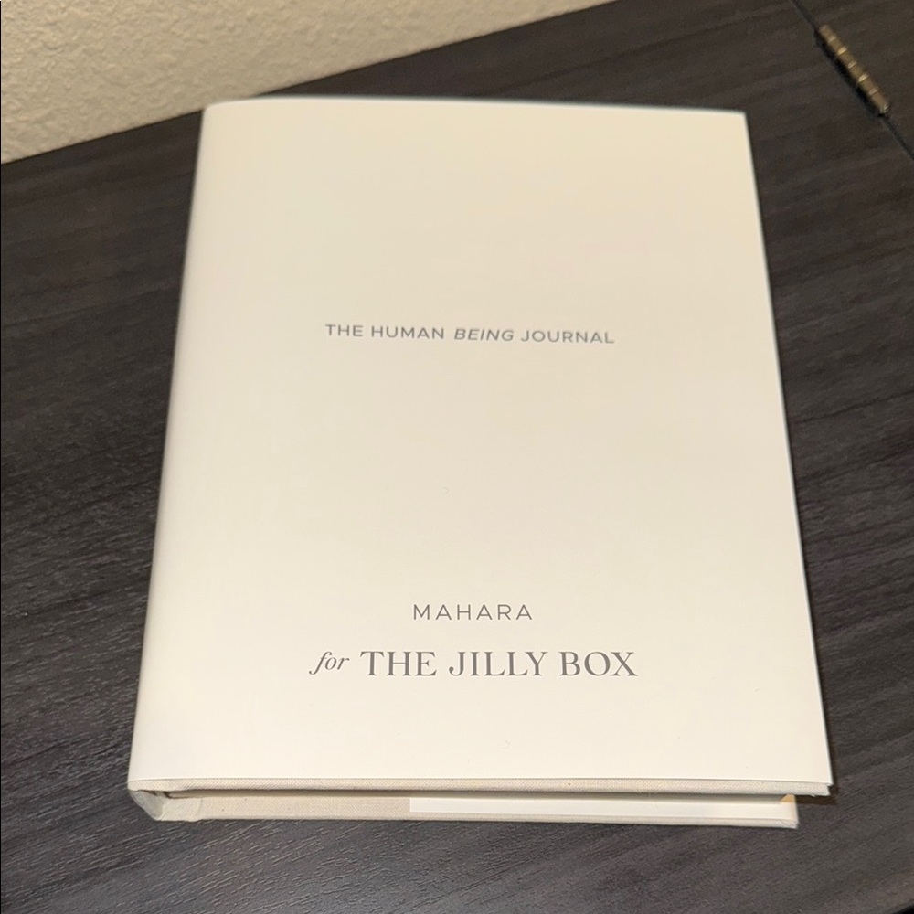 White Journal for The Jilly Box